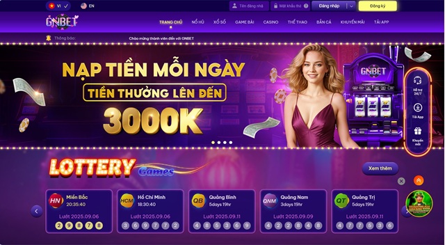 Cược thủ đánh giá trang lô đề nổi tiếng Gnbet tốt qua giao diện 